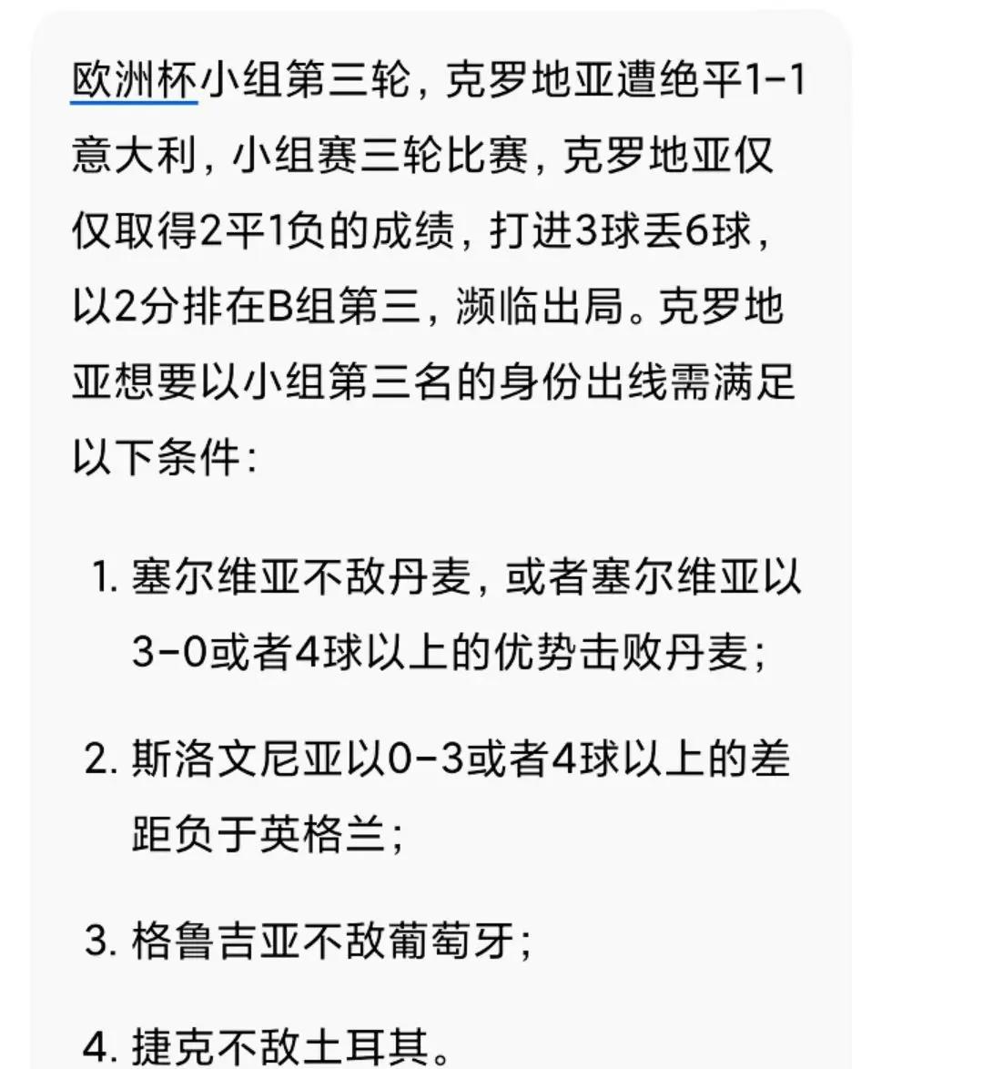 克罗地亚主场获胜，雄心壮志巩固晋级形势的简单介绍
